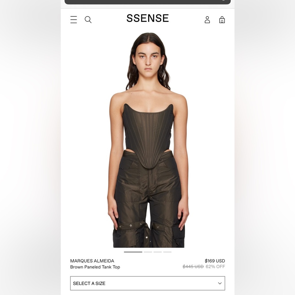 Marques Almeida Corset